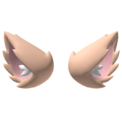 Fluffy Spiky Cartoon Blonde Anime Ears