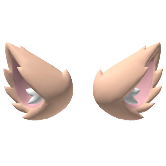 Fluffy Spiky Cartoon Blonde Anime Ears
