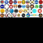 Encontre os emblemas...