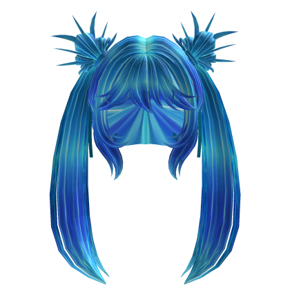 Long Ocean Hair With Two Tails