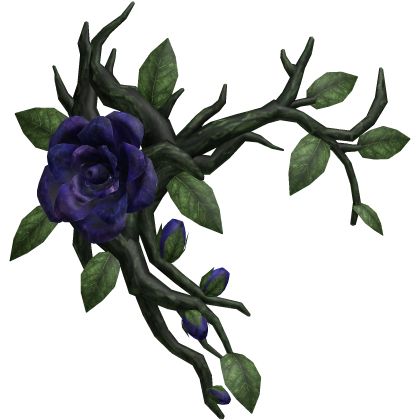 Rose Thorn Face Accessory - Midnight Purple Roblox item