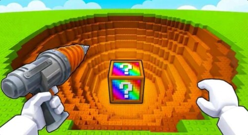 Drill For Lucky Blocks to Get Brainrot
