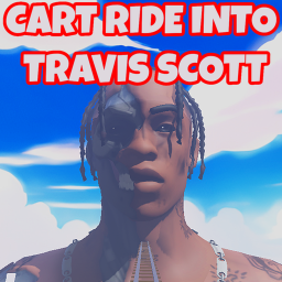 CART RIDE INTO TRAVIS SCOTT