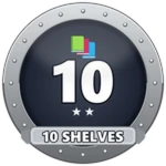 10 Shelves Completed! Roblox badge thumbnail