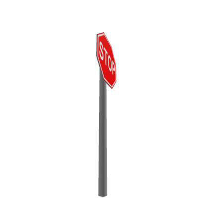 1 Way Stop Sign