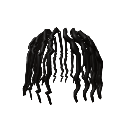 Curly Twists Ext  [Black] Roblox item