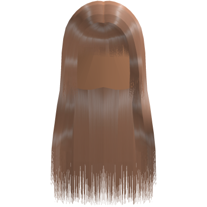 Blonde long scalp hair with bangs Roblox item