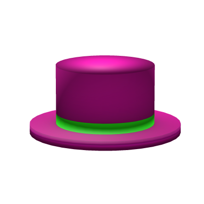 Neon Pink Top Hat