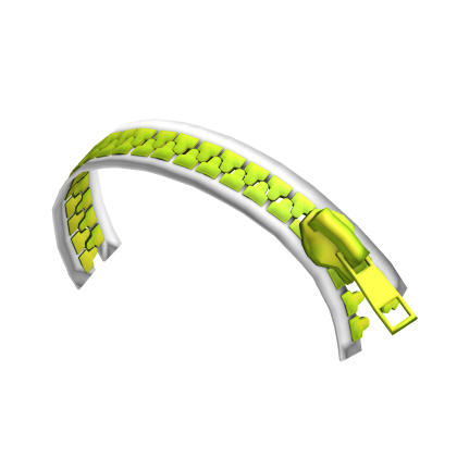 Lime Green & White HARAJUKU XL Zipper Roblox item