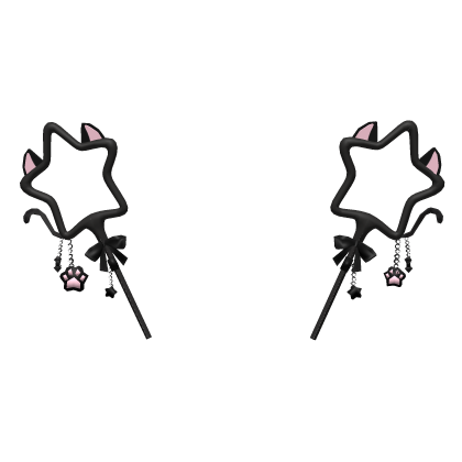 Diwali Sparkler Headband Cat (Addon) - BLACK