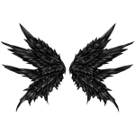 Black Archangel Wings