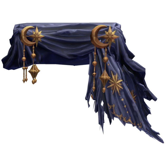Navy Moon Waist Scarf