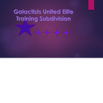 Galactists United Elite Training Division