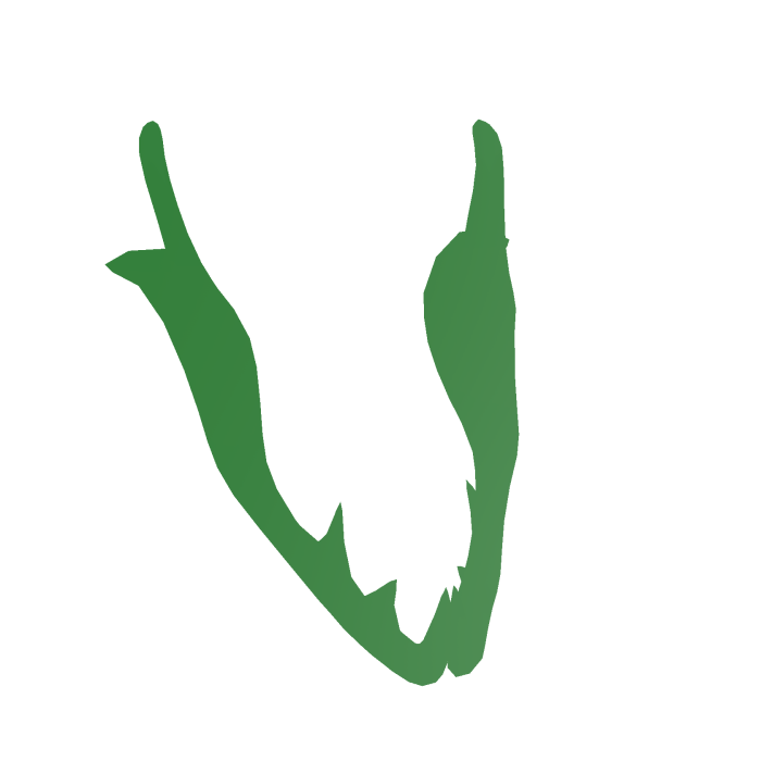 Green Blaster Jaw No Outline