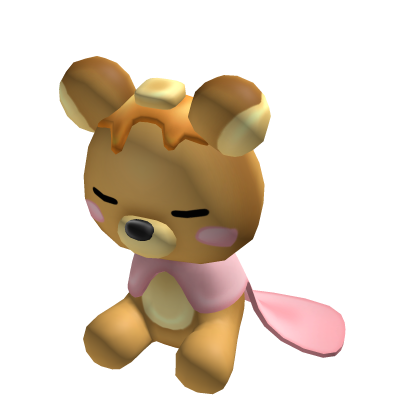 cute kawaii sleepy honey bear plush holdable
