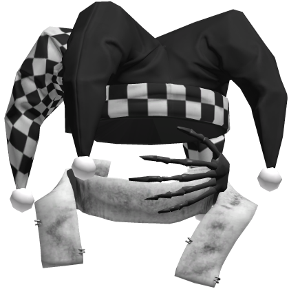 Black Jester Clown Hat Vkei Emo Dashie