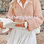 Butterfly boba tea
