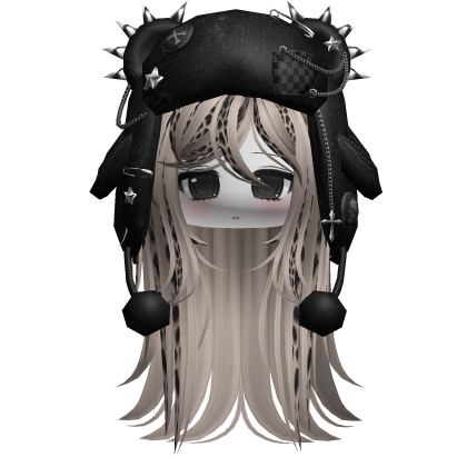 Wispy Scene Cut W/ Punk Ushanka Ash Leopard