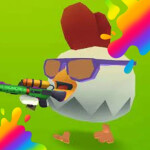 Chicken gun paintball
