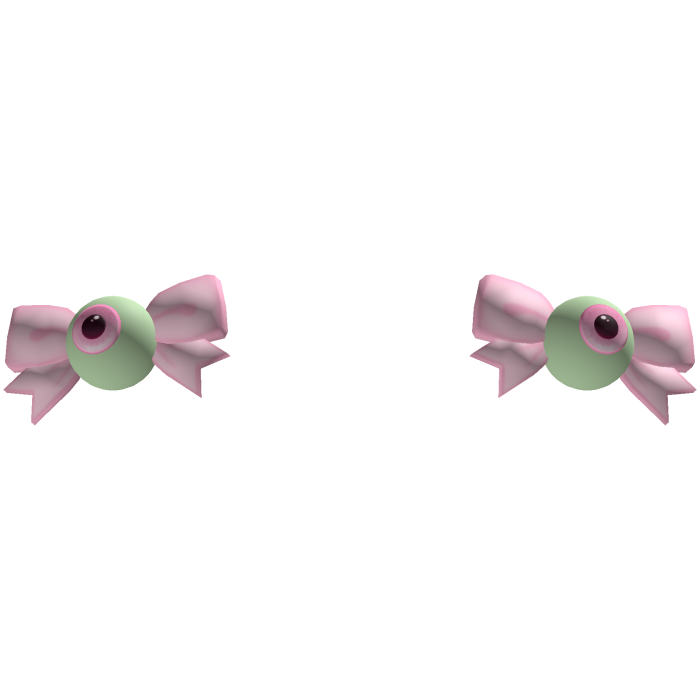 ヽ(°〇°)ﾉ💧🎀 gurokawa double green eyeballs w bow