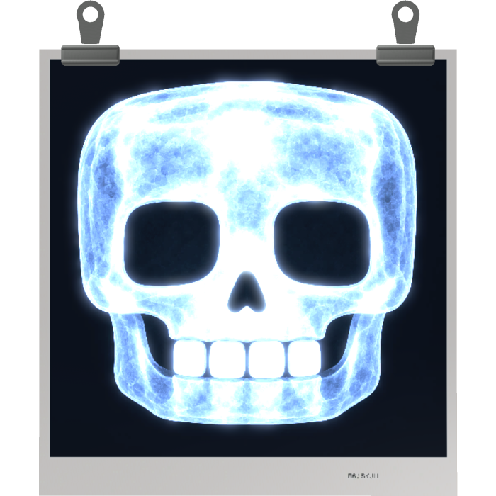 [EMISSIVE] Skull X-Ray Scanner