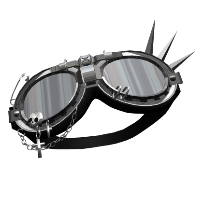 Black&White Tilted Punk Goggles