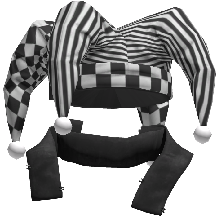 Black Jester Clown Hat Vkei Emo Dashie