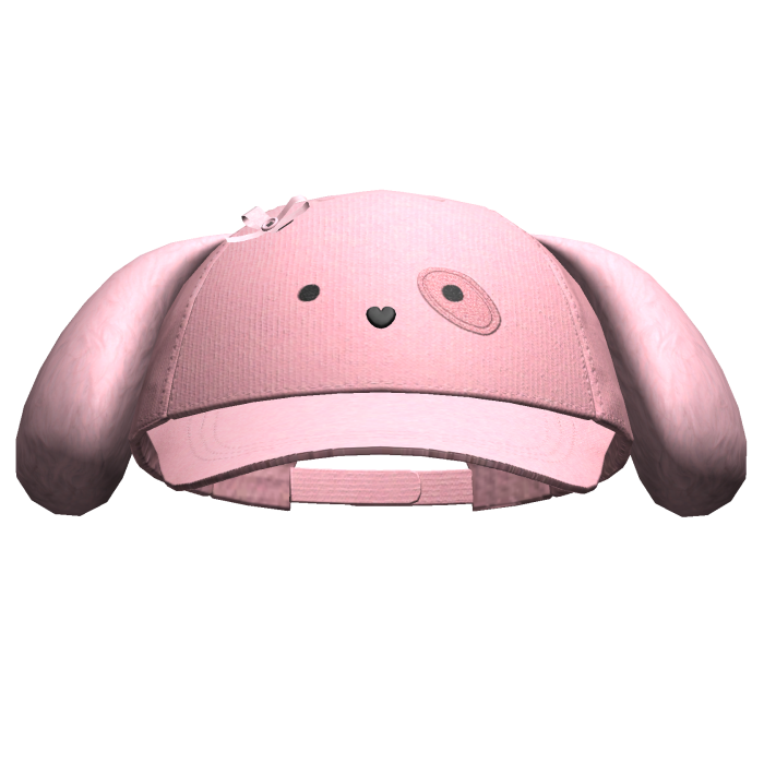 Kawaii Puppy Cap Peach