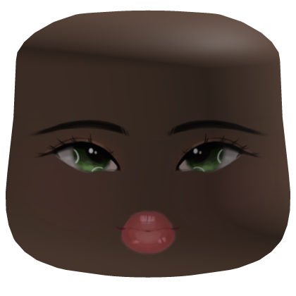 Pretty Soft Makeup Blush Cheeks Face W/ Green Eyes