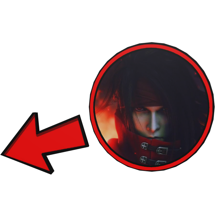 Vincent Valentine Pointing Meme Circle FF VII