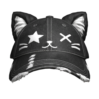 Cat Ears Black Cap