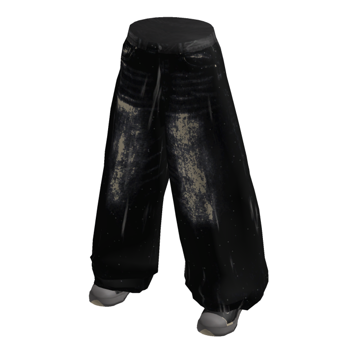 Grunge Black Jeans