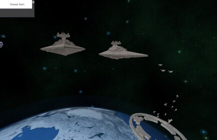 The Space Battle Above Scarif