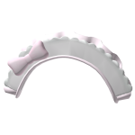 ♡ Baby Pink Maid Ruffle Bonnet