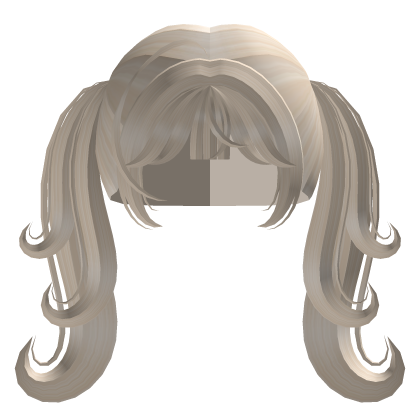 ♡ pretty kawaii moe cute curly pigtails blonde Roblox item