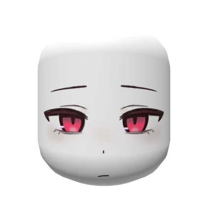 Kinda Jealous... Worried Face (Red) Roblox item thumbnail