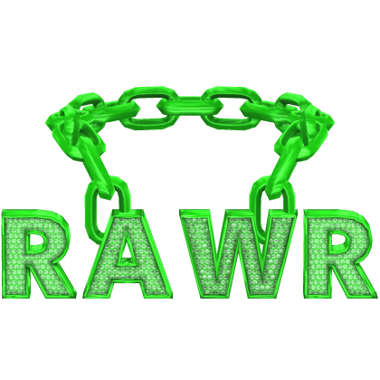 Rawr Green Chain Roblox item
