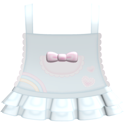 𖹭◞ mi pastel cutie rainbow overalls dress ◟ ᰔ Roblox item