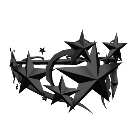 Black Dazzle Sigil Star Crown Roblox item