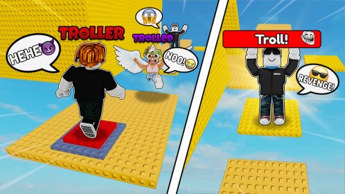 Troll Players in a Tower