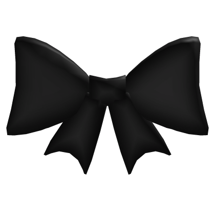 Big Simple Black Bow (Back) Roblox item