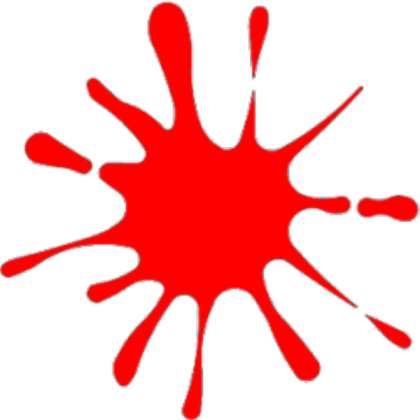 Nxt Inc : Red PaintBall Splat Roblox decal