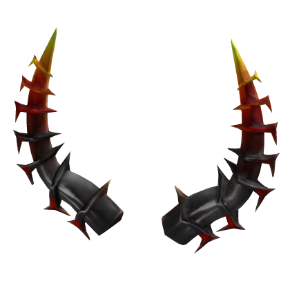 FIery Horns Roblox item