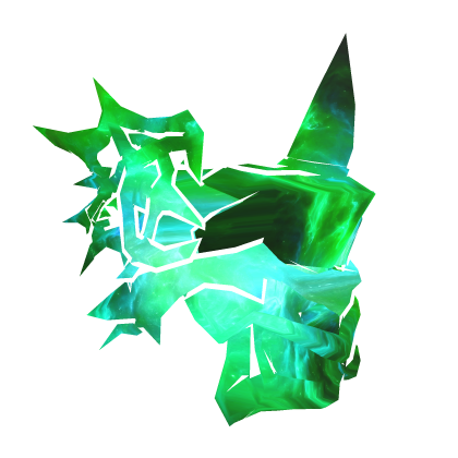 Green Galaxy Cartoony Shoulder Armor (Left) Roblox item