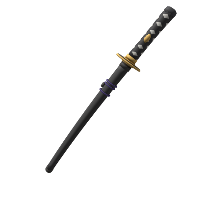 Black Katana on Back
