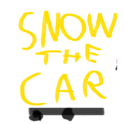SNOW THE CAR