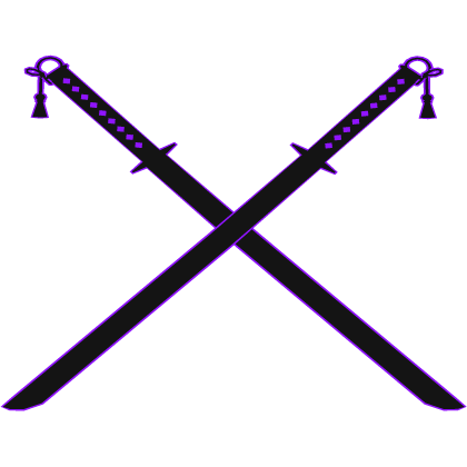 Purple Dual Katanas