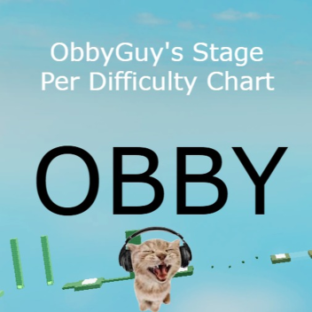 ObbyGuy's Jump Per Difficulty Chart Obby