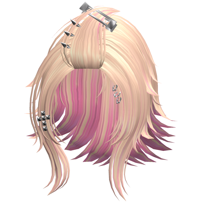 Punk Wolf Cut 1 Blonde & Pink