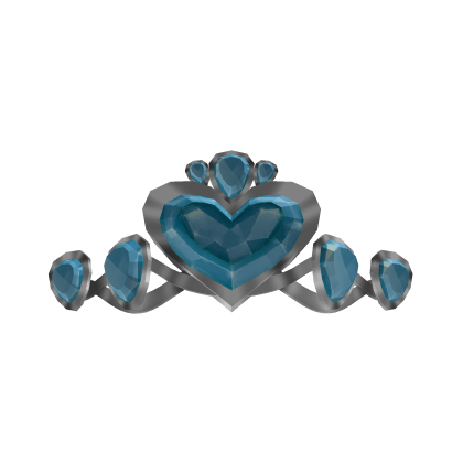 Princess charm school tiara blue Roblox item